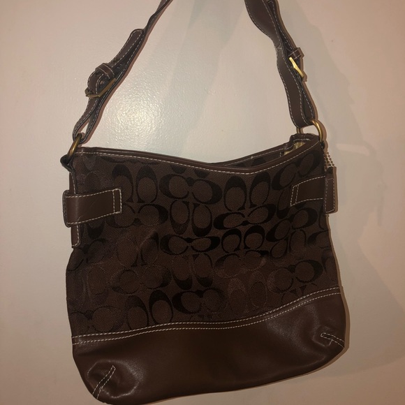 Coach Chocolate Brown Shoulder Bag - Picture 2 of 3